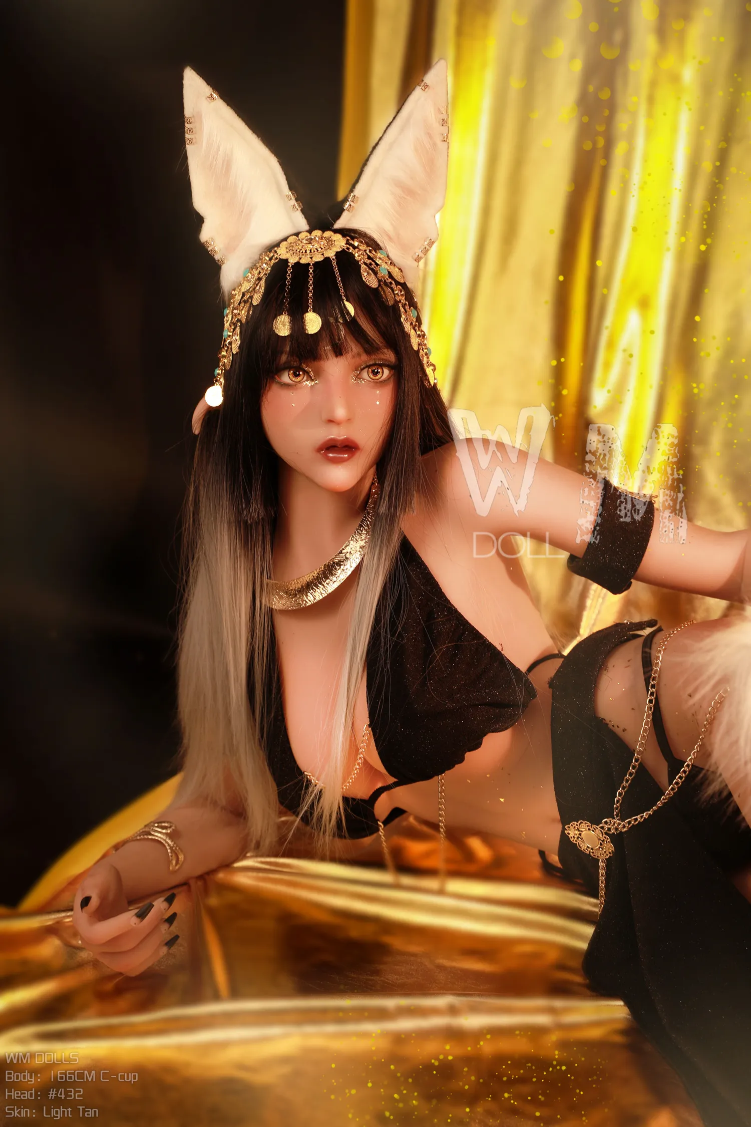 166cm (5ft5) C-Cup sex doll with metal skeleton S-TPE Sex Doll Head #432